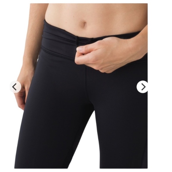 Lululemon Pace Rival Crop, Black, Size 6 - Picture 6 of 13